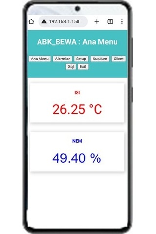 Bewa 5200 Wi-Fi Erişimli Dijital Sıcaklık Ve Nem Göstergesi