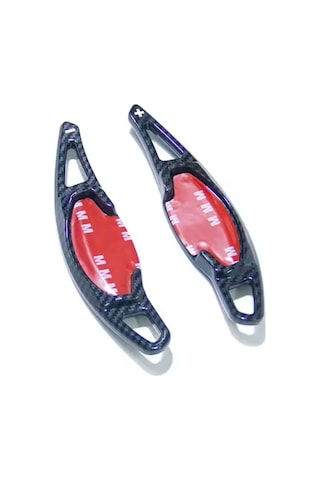 Honda Accord Siyah Karbon F1 Kulakçık Vites 2022-2025 Kırmızı