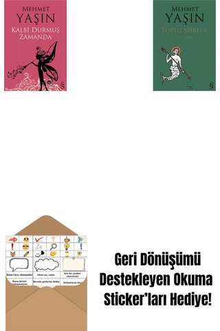 Kalbi Durmuş Zamanda + Toplu Şiirler + Okuma Sticker'ları