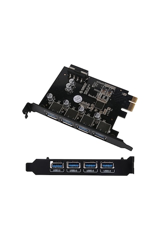 USB3.0 PCI-E Genişletme Kartı 3.0 USB 3.0 Hub Adaptör (PME-4U)