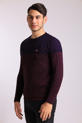 Bearraybon Erkek Triko Kazak Bordo (504888343) Bordo