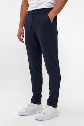 Süvari Lacivert Slim Düz Jogger Pantolon