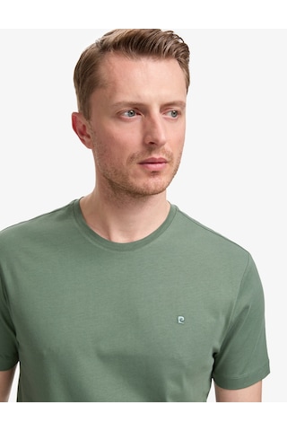 Pierre Cardin Erkek Haki Tişört Basic 50325299-vr027