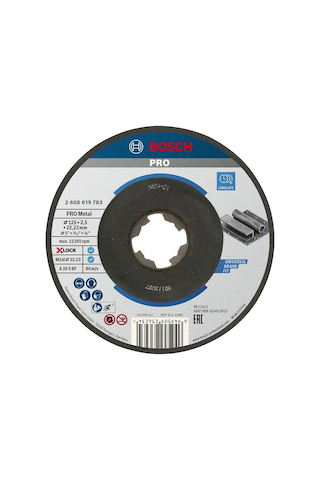 Bosch Pro 125x2,5 Mm X-lock Metal Kesme Taşı Bombeli 2608619783