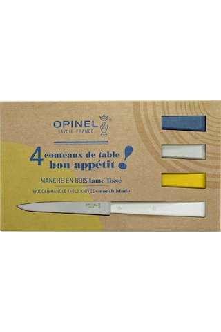 Opinel Bon Appetit Celeste 4 Parça Paslanmaz Sofra Bıçağı OP-002040 Çok Renkli