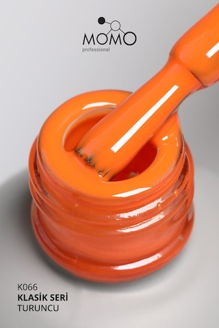 Momo Professional Kalıcı Oje K066 Turuncu 4 Ml