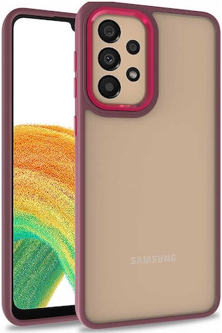 Zore Galaxy Uyumlu A32 4g Kılıf Msra Flora Kapak - Rose Gold Rose Gold