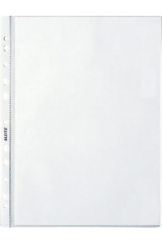 Leitz Poşet Dosya A4 11 Delikli (100 Adet) Buzlu 4796