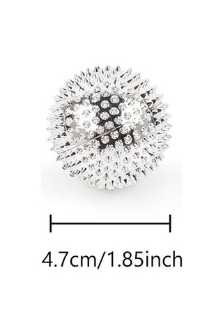 1 Çift El Manyetik Terapi Dikenli El Masaj Topu Çok Renkli