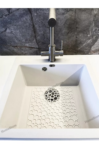 Homestore Lavabo Izgarası, 30x30 Cm Kare 239013176 Fildişi