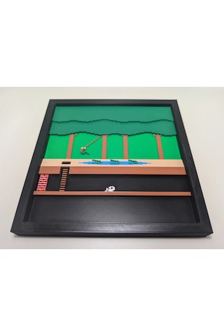 Pitfall - Atari 3d Baskı