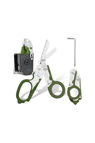 Besthome1 Dream011 K Kılıflı Siyah Turuncu 6sı 1 Arada Çok Amaçlı Pense Ev Bahçe Bitki Geliştirme Cam Kirici Kesici Mezura Emn