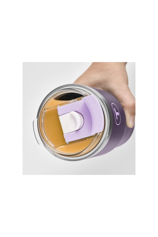 Big T Termos 630 Ml Böğürtlen Çift Duvarlı Pipetli Sızdırmaz Mor