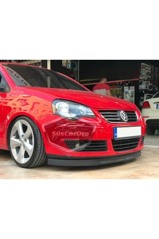 Vw Polo Mk4 - 4.5 2002-2008 Uyumlu Üniversal Astra H Lip Esnek Ön Lip 2 Parça Tampon Altı Dil Karlık Ön Ek 00 Şüscaroto Aksesuar