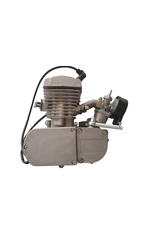Starfire 48cc 2 Zamanlı Benzinli Bisiklet Motor Kiti Gümüş - Siyah