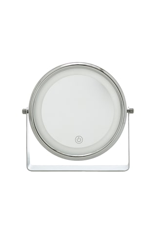 Mudo Home Boho Aydınlatmalı Büyüteçli Ayna Gri