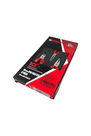 İzeltaş 13000005511 100.yıl 160 Mm Opak Pense Seti - 3 Parça