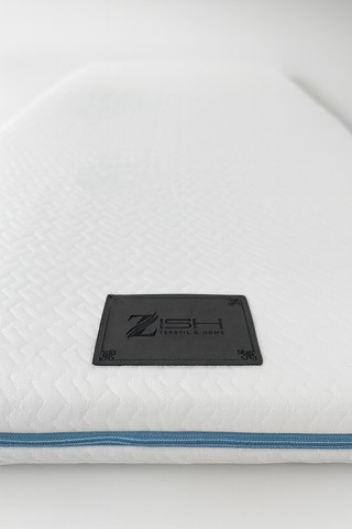 Visco Süngerli Ice Sleep Yıkanabilir Kılıflı Tek Kişilik Visco Yatak Pedi & Şiltesi Topper 5 Cm BEYAZ