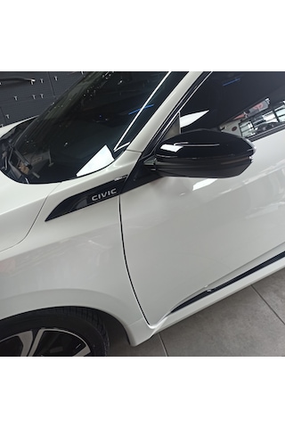 HONDA CİVİC FC5-FK7 2016-2021 UYUMLU PİANO BLACK ÇAMURLUK VENTİ