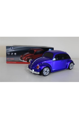 Everton Rt-1939 Lacivert Arabalı Bluetooth Fm-usb-tf-aux Şarjlı Nostaljik Radyo Kdo