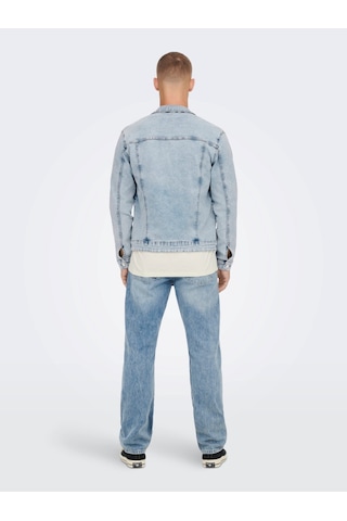 Only & Sons Erkek Kot Ceket Onscoın L. Blue 4334 Jacket 22024334 001