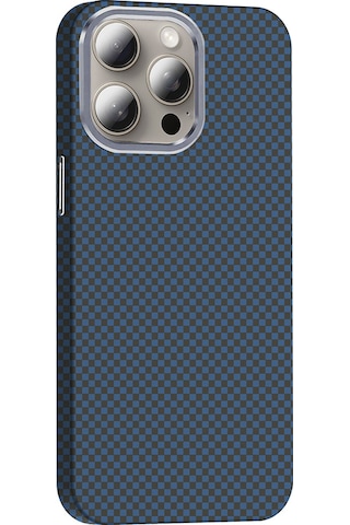 Apple Uyumlu iPhone 15 Pro Kılıf M-safe Şarj Özellikli Karbon Fiber Görünümlü Zore Gros Kapak Siyah