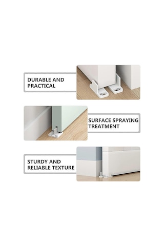 Set Ahır Kapısı Kılavuzu Sürgülü Kapı Zemin Alt Kılavuzu Zemin Kılavuzu Durdurucu Malzemesi