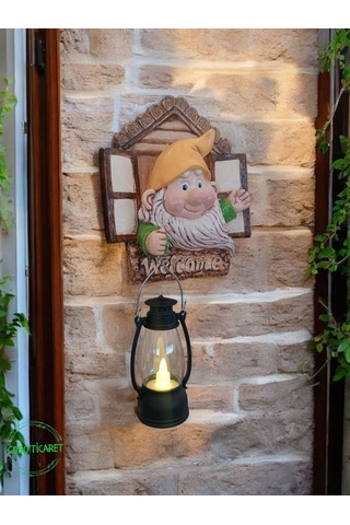Fenerli Welcome Cücesi Dekoratif Kapı Ve Duvar Süsü Farklı Renk