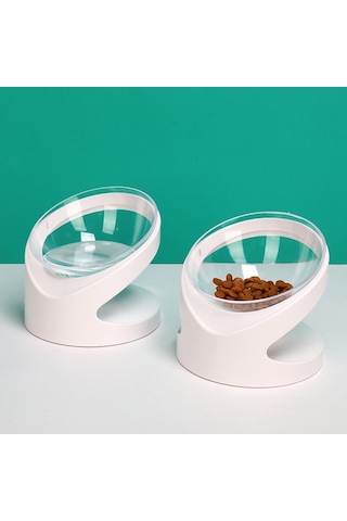 Sones Pet Eğimli Kase Servikal Omurga Koruma Kedi Mama Kasesi