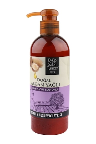 Eyüp Sabri Tuncer Doğal Argan Yağlı El ve Vücut Losyonu 250 ML Eyüp Sabri Tuncer Doğal Argan Yağlı El ve Vücut Losyonu 250 ML