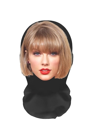 Taylor Swift 3d Maske Lisa 3d Baskılı Komik Kapüşonlu Yüz Gösterisi Parodisi Zor Balaclav Diğer