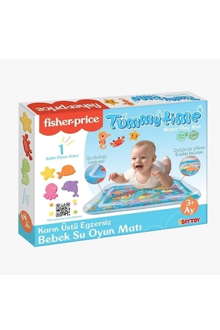 Fisher Price Bebek Su Oyun Matı Siyah ve Mavi FP3240-FP2861