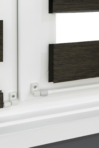 Briz Zebra Perde Cam Ve Balkon Kapı Perdesi Acı Kahve