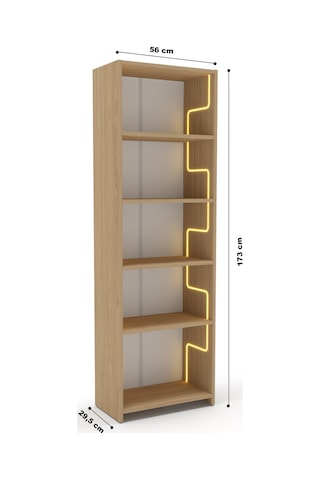 Labirent Ledli Açık Kitaplık Miro