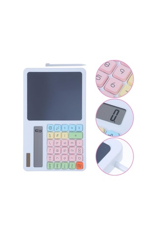 Zvnm 12 Haneli Hesap Makinesi - Lcd Yazı Tahtalı - Dijital Kalemli Zcv12 Diğer