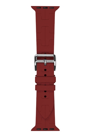 Ekılıf - Apple Uyumlu Watch 44mm - Kordon Silikon Kordon Krd-92 - Pembe Açık