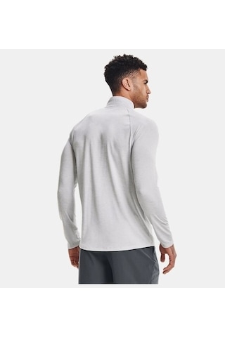 Under Armour Ua Tech 2.0 1/2 Zip Erkek Uzun Kollu T-shirt 1328495-014 Gri