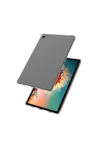 Galaxy Tab A9 Kılıf Uyumlu Zore Tablet Nitro Anti Shock Silikon Kapak-renksiz Tablet Kılıfı