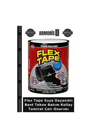 Flex Tape Suya Dayanıklı Bant Tekne Bakım Kollay Tamirat Çatı Onarımı