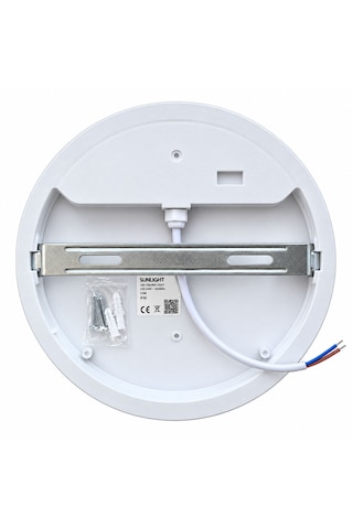 Pırlanta Dış Mekan 3 Renk Ayarlı Sıva Üstü Led Armatür 25 Watt Beyaz Çok Renkli