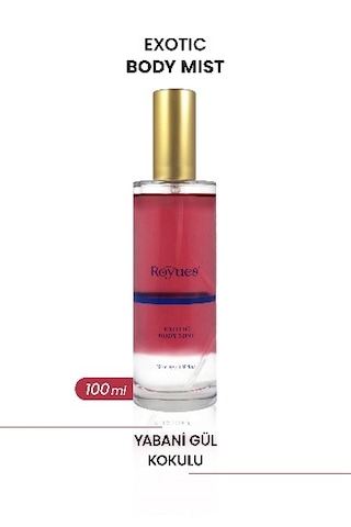 Royues Egzotik Gül Aromalı Kadın Vücut Spreyi 100 ML