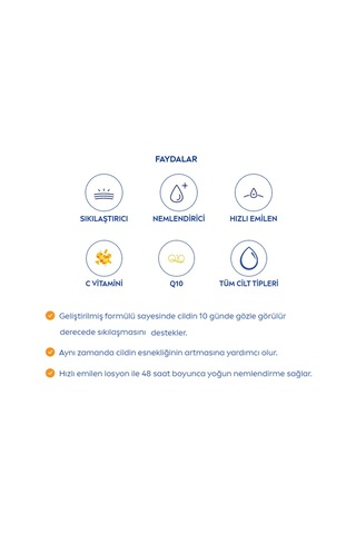 Nıvea Q10 Vitamin C Sıkılaştırıcı Vücut Losyonu 250 Ml X 2 Adet