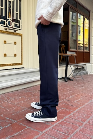 Flaw Basic Regular Gabardin Pantolon Lacivert Lacivert