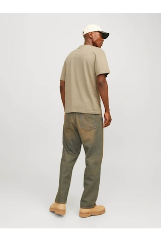 Jack & Jones Jorvesterbro Tee Ss Erkek T-shirt 12240121 Bej