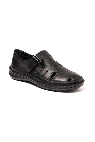 Sneaker Erkek Og-146 John May 101 Siyah Dolaplı Deri