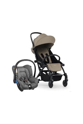Connect 3 Bebek Arabası Black-sand Travel Set Citi-2 Grey