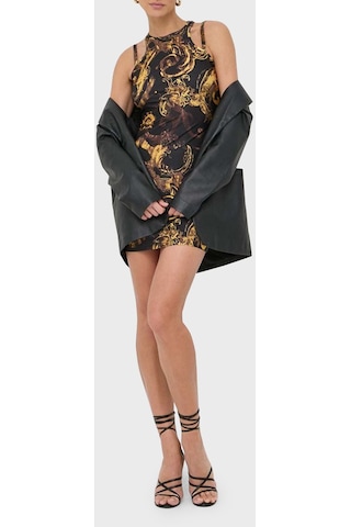 Versace Jeans Couture Bayan Elbise 76hao944 Js292 G89 Siyah-gold Siyah - Altın