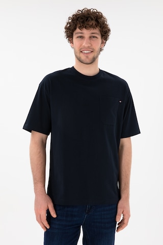 U.S. Polo Assn. Erkek Comfort Fit Bisiklet Yaka Lacivert Tişört 50305990-VR033