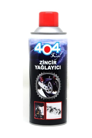 404 Bisiklet Motosiklet Zincir Yağı 400 ML Çok Renkli