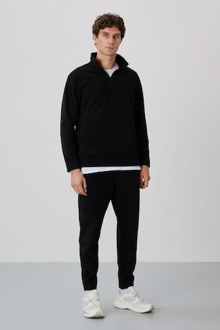 Tommy Life Carol Siyah Polar Erkek Eşofman Takım - 85226 Siyah